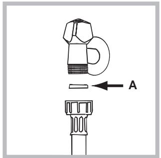 HOTPOINT-ARISTON AQXGF 169 - Connecting the water inlet hose - 2