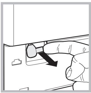 HOTPOINT-ARISTON AQXGF 169 - Abertura manual da porta de vidro - 3