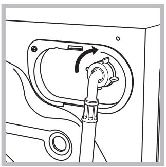 HOTPOINT-ARISTON AQXGF 169 - Aansluiting van de watertoevoerbuis - 1