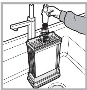 HOTPOINT-ARISTON AQC9BF5TZ1 - Condenseur - Vous doivent restorer les peluches dans le condenseur tous les mois! - 3
