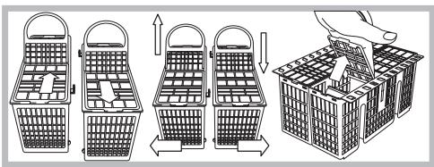 HOTPOINT-ARISTON LKF 7146 - Panier à couverts - 1