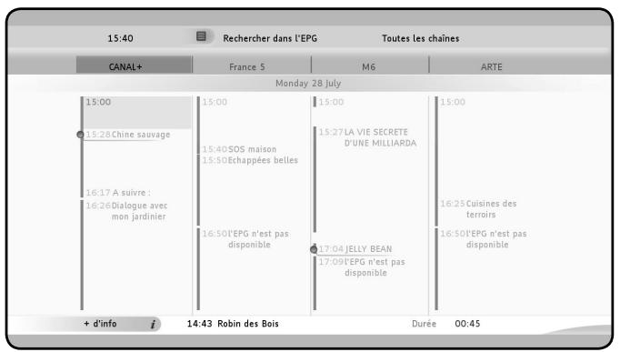 LISTO AM L2 - L'enregistrement dans la Grille des Programmes - 1