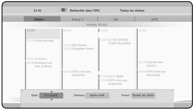 LISTO AM L2 - Navigating in the programme grid - 1