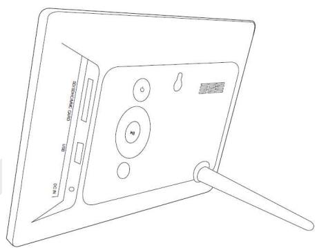 LISTO CADRE PHOTO NUMERIQUE CPN-807 - INSTALLATION DU PIED SUPPORT - 2