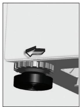 LISTO LAVE-LINGE LF 1207-D1 - RéGLAGE DES PIEDS - 1