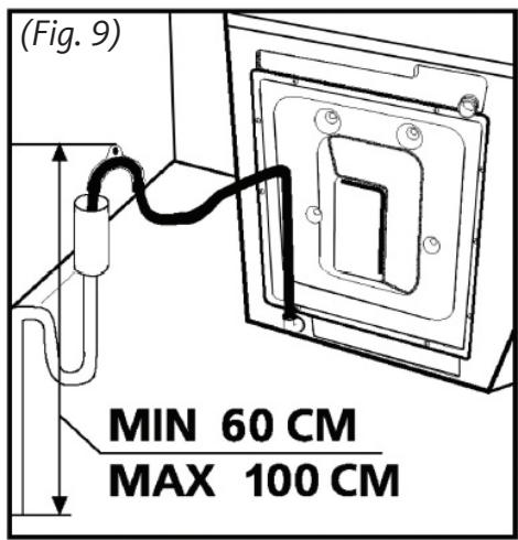 LISTO LAVE-LINGE LF 1207-D1 - RACCORDEMENT À L'ÉVACUATION D'EAU - 2