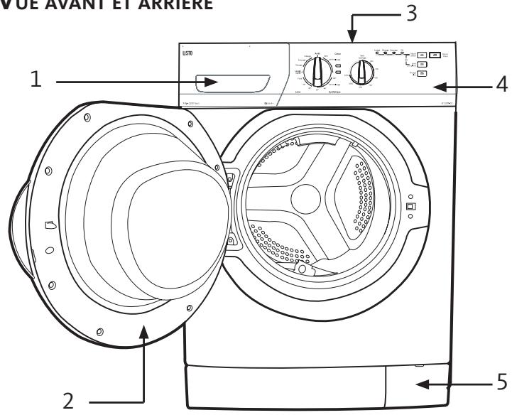 LISTO LAVE-LINGE LF 1207-D1 - FICHE PRODUIT - 1
