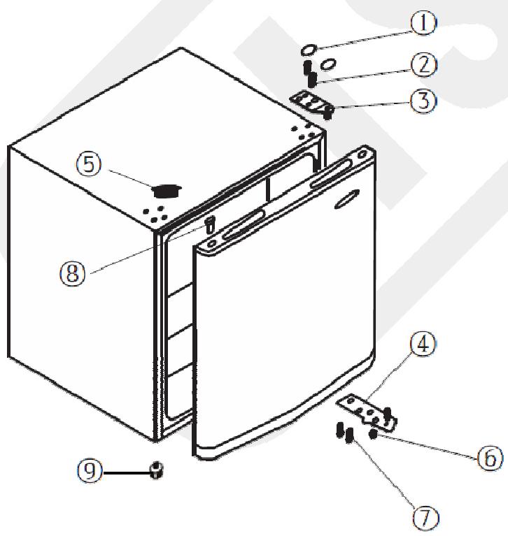 LISTO MINI REFRIGERATEUR RML 504 - Préparation des glaçons - 2
