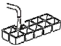 LISTO MINI REFRIGERATEUR RML 504 - Préparation des glaçons - 1