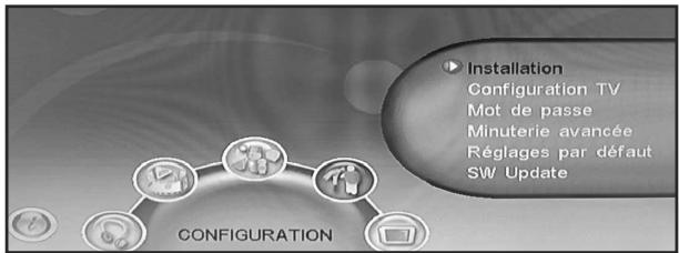 LISTO RECEPTEUR SATELLITE SAT-168 - Menu Configuration - 1