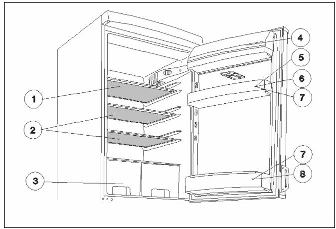 LISTO REFRIGERATEUR COMBINE RCL 302G - Zone la plus froide - 2