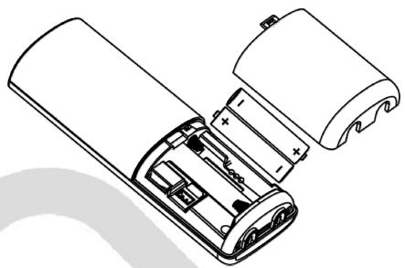 LISTO TELEPHONE SANS FIL NUMERIQUE 1DCT-681 - installation des batteries rechargeables - 1