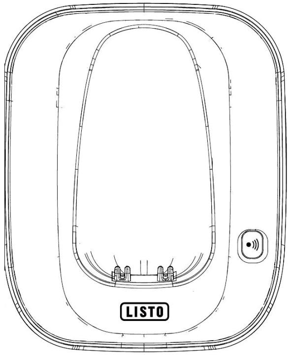 LISTO TELEPHONE SANS FIL NUMERIQUE 1DCT-681 - Touche R - 1