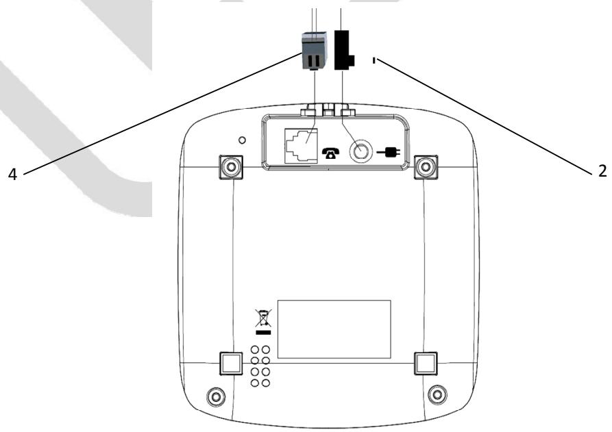 LISTO TELEPHONE SANS FIL NUMERIQUE 2DCT R-684 - Touche - 1