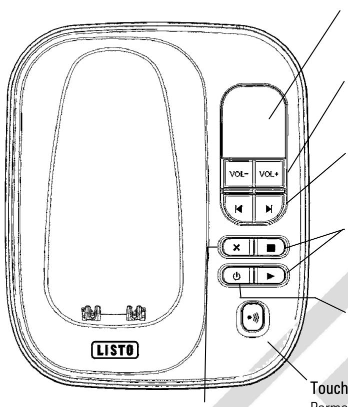 LISTO TELEPHONE SANS FIL NUMERIQUE 2DCT R-684 - Touche R - 1