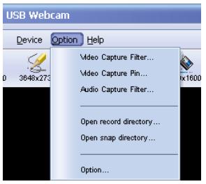 LISTO WEBCAM WBC-131 - Menu Device - 1