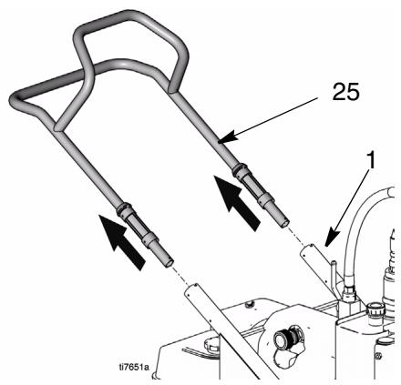 GRACO GH 833 - Modification de la position de la poignée - 2