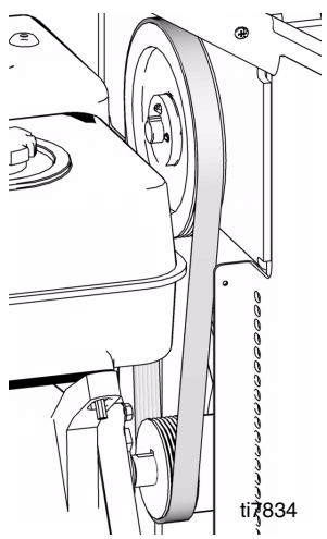 GRACO GH 833 - Poser la couroie - 1