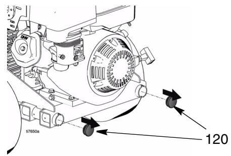 GRACO GH 833 - Modification de la position de la poignée - 3