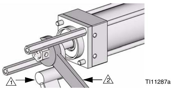 GRACO POMPES DOSEUSES - Installation des chapes d'attelage hexagonales et le contre-écrou déflecteur - 4