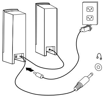 LENOVO IDEACENTRE A310 - Si les haut-parleurs ne sont pas équipés d'un adaptateur : - 1