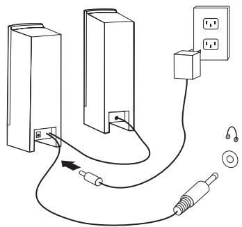 LENOVO IDEACENTRE A600 - Si vos haut-parleurs amplificateurs sont équipés d'un adaptateur : - 1