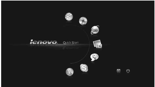 LENOVO IDEAPAD S10-2 - Démarrage de Lenovo Quick Start - 1
