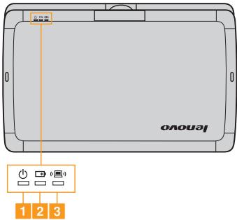 LENOVO IDEAPAD S10-3T - Voyants d'etat du système - 2