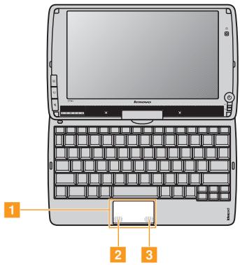 LENOVO IDEAPAD S10-3T - Utilisation du pavé tactile - 1