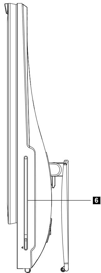 LENOVO IDEACENTRE A700 - Vues laterales gauche et droite de l'ordinateur (seuls certains modèles sont équipés d'un écran tactile) - 3