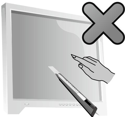 LENOVO IDEACENTRE A700 - Précautions d'utilisation de l'écran tactile - 1