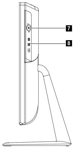 LENOVO C540 - Vues latérales gauche et droite de l'ordinateur - 3