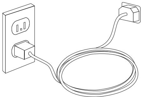 LENOVO IDEACENTRE H520S - Branchement du cordon d'alimentation - 1