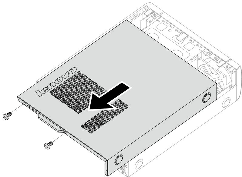 LENOVO IDEACENTRE H520S - Pour enlever le capot de l'ordinateur : - 2