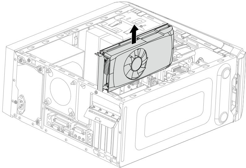 LENOVO IDEACENTRE K410 - Pour remplacer une carte graphique : - 3