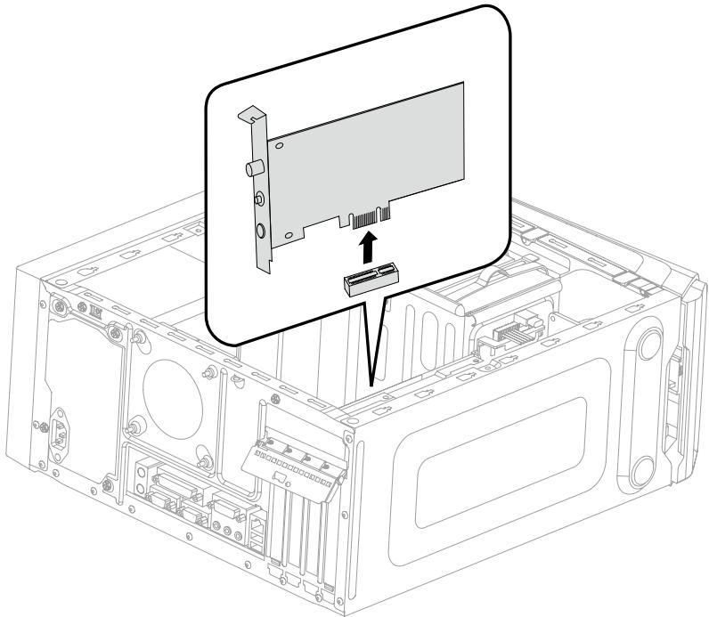 LENOVO IDEACENTRE K410 - Pour remplacer la carte de tuner TV : - 2