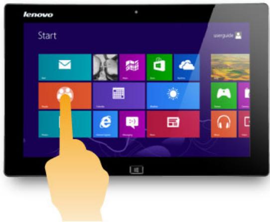 LENOVO LYNX K3011W (M8774FR) - Fonctionnement de l'écran tactile - 1