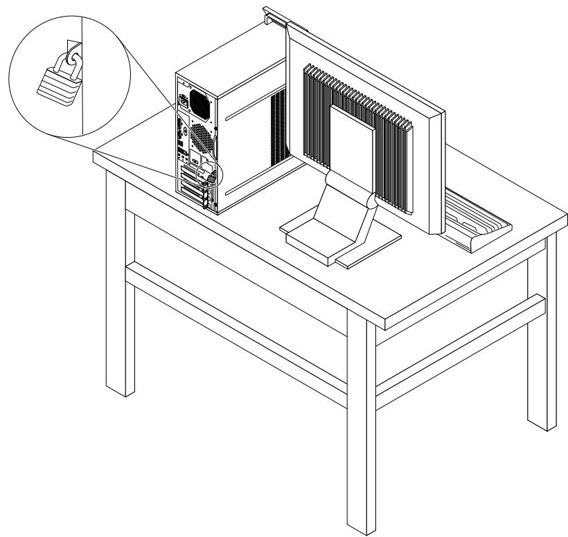 LENOVO THINKCENTRE EDGE 72 (RCCDDFR) - Verrouillage du carter de l'ordinateur - 1