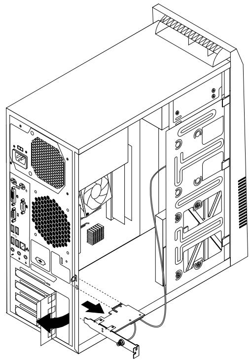 LENOVO THINKCENTRE M72E TINY (RC5LQFR) - Retrait de la carte d'interface WiFi - 1