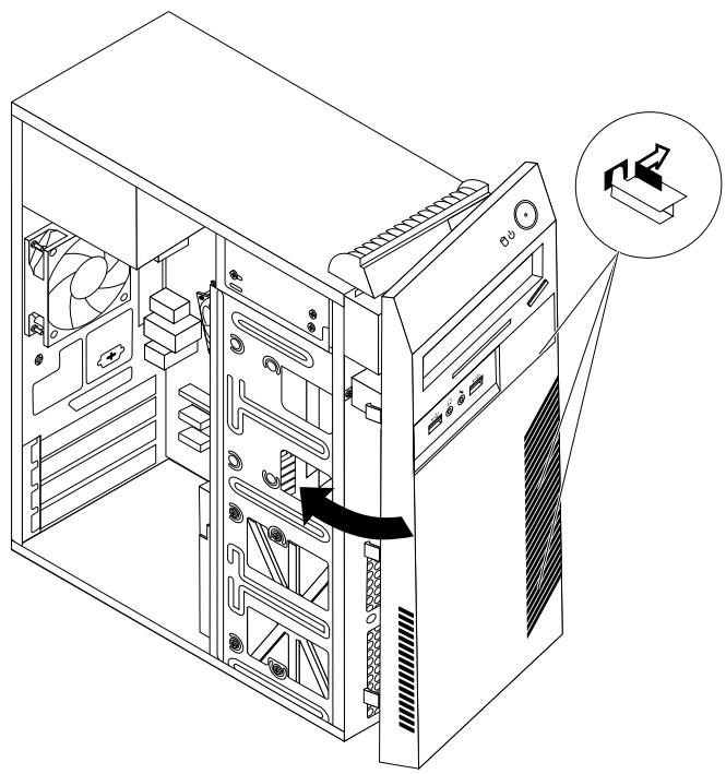 LENOVO THINKCENTRE M72E TINY (RC5LQFR) - Retrait et réinstallation du panneau frontal - 2