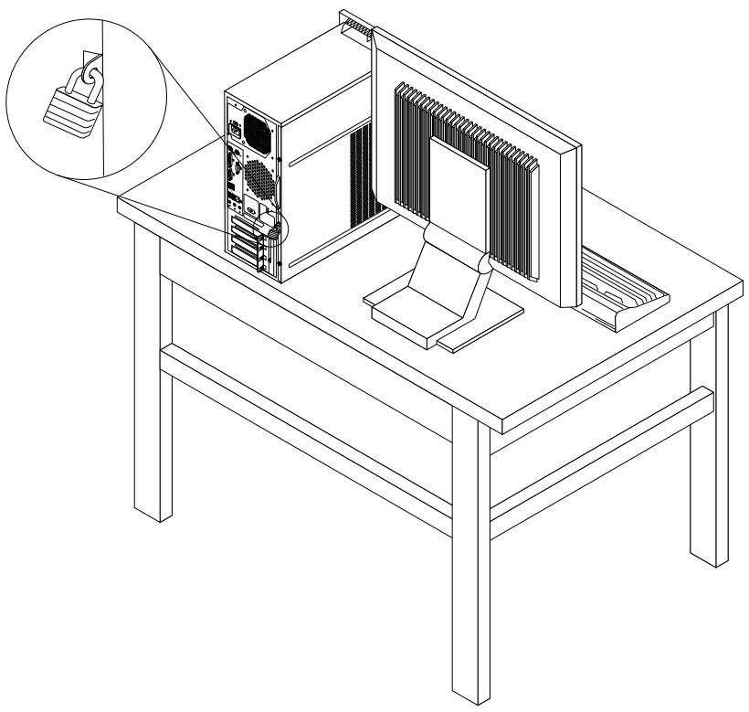 LENOVO THINKCENTRE M72E TINY (RC5LQFR) - Verrouillage du carter de l'ordinateur - 1