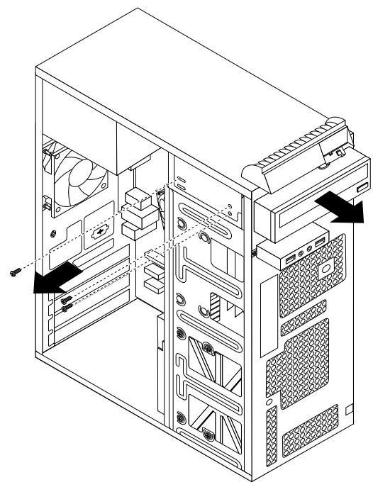 LENOVO THINKCENTRE M72E TINY (RC5LQFR) - Installation ou remplacement de l'unité de disque optique - 1