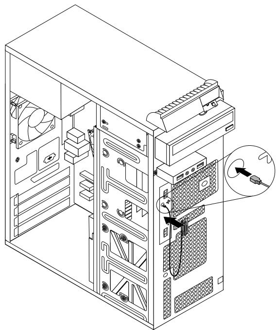 LENOVO THINKCENTRE M72E TINY (RC5LQFR) - Installation de l'antenne WiFi avant - 2
