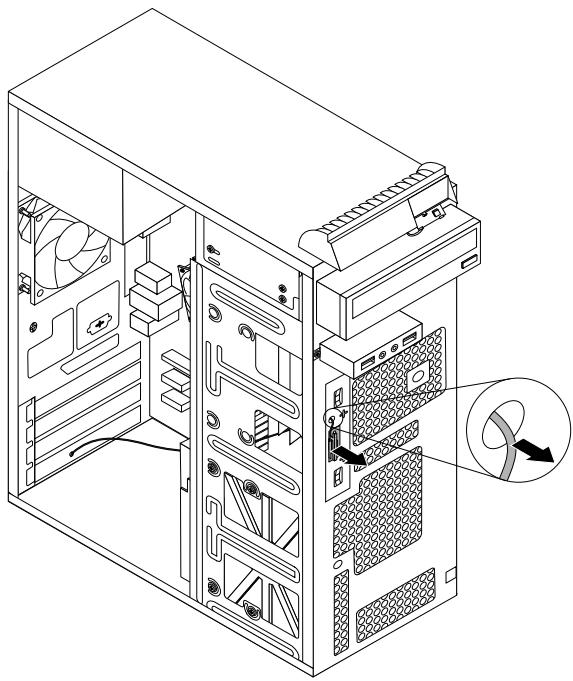LENOVO THINKCENTRE M72E TINY (RC5LQFR) - Retrait de l'antenne WiFi avant - 1