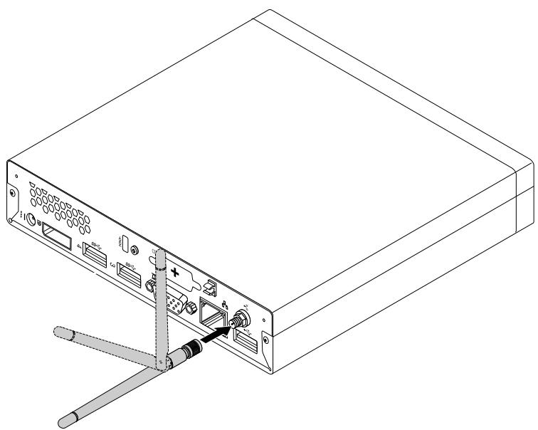 LENOVO THINKCENTRE M72E TINY (RC5LRFR) - Installation de l'antenne WiFi arrêté - 1