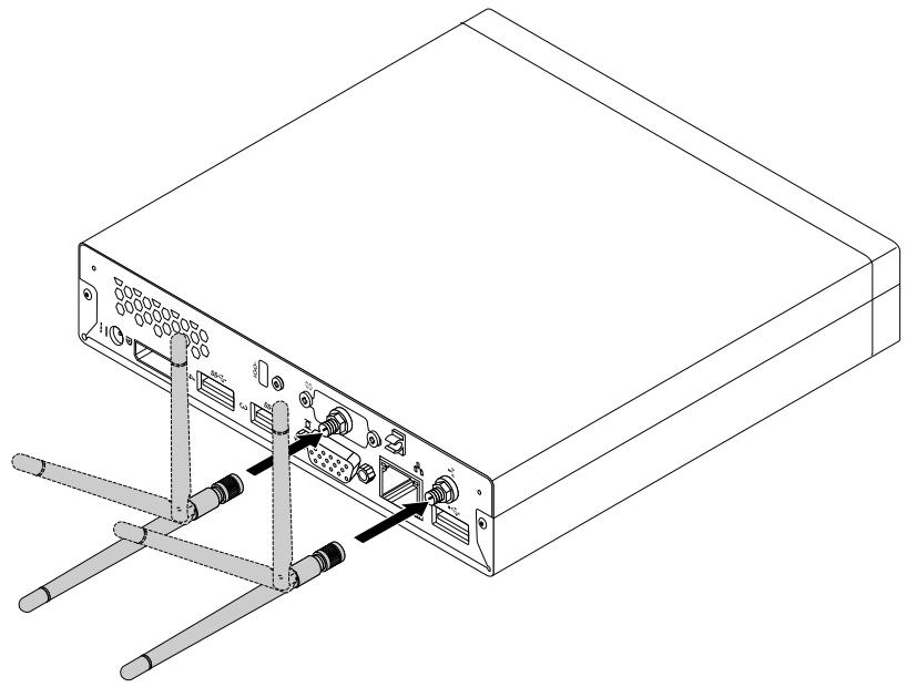 LENOVO THINKCENTRE M72E TINY (RC5LRFR) - Installation des antennes WiFi arrêté - 1