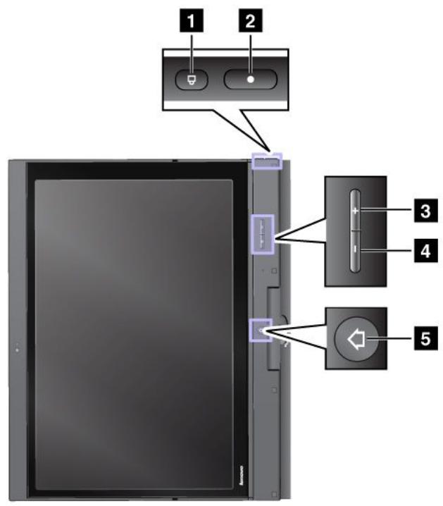 LENOVO THINKPAD TWIST S230U (N3C7RFR) - Utilisation des boutons de la tablette graphique - 1