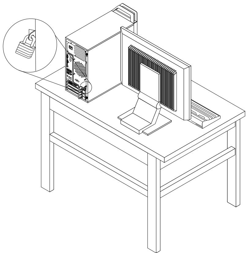 LENOVO THINKSTATION E31 SFF (REVN3FR) - Verrouillage du carter de l'ordinateur - 1