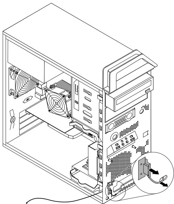 LENOVO THINKSTATION E32 SFF (30A3001LFR) - Retrait de l'antenne Wi-Fi avant - 1