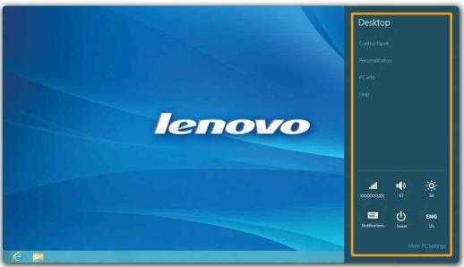 LENOVO YOGA 13, YOGA 13, YOGA 13 MAM3YFR, YOGA 13 MAM43FR, YOGA 13 MAM44FR, YOGA 13 MAM47FR, YOGA 13 MAM48FR - Bouton paramètres - 1